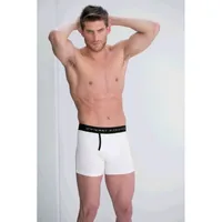 Boxer hombre largo modal tapeta L Blanco
