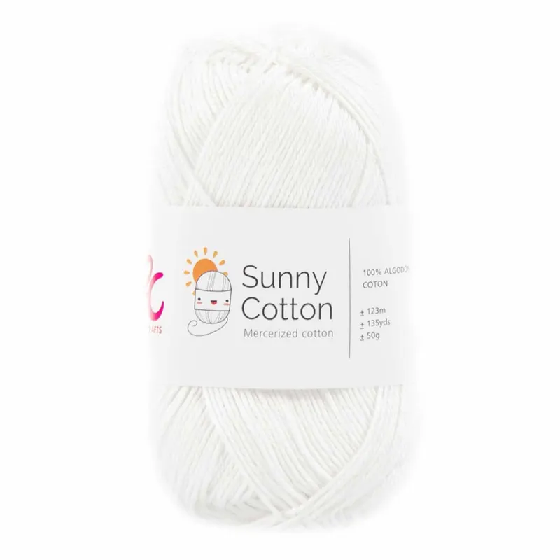 Hilo Mod. Sunny Cotton. Rosas Crafts 100
