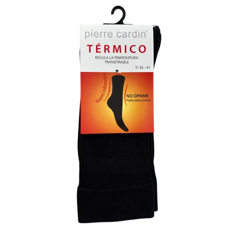 Calcetin térmico señora, Pierre Cardin Negro