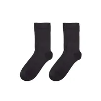 Pack de dos calcetines bambu puño antipresión, Soxland. Negro