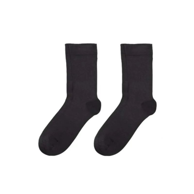Pack de dos calcetines bambu puño antipresión, Soxland. Negro