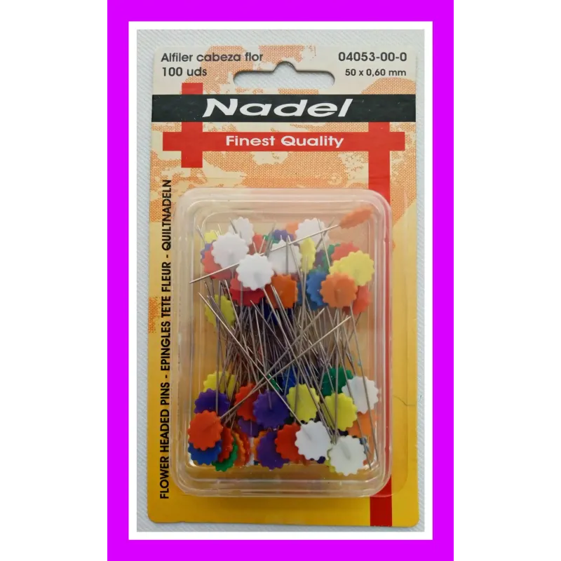 Alfileres cabeza flor, Nadel