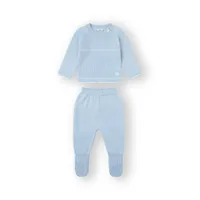 Conjunto punto bebé 1 m Azul