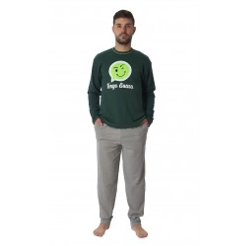 Pijama caballero cuello redondo sin punños en mangas ni pantalo XL