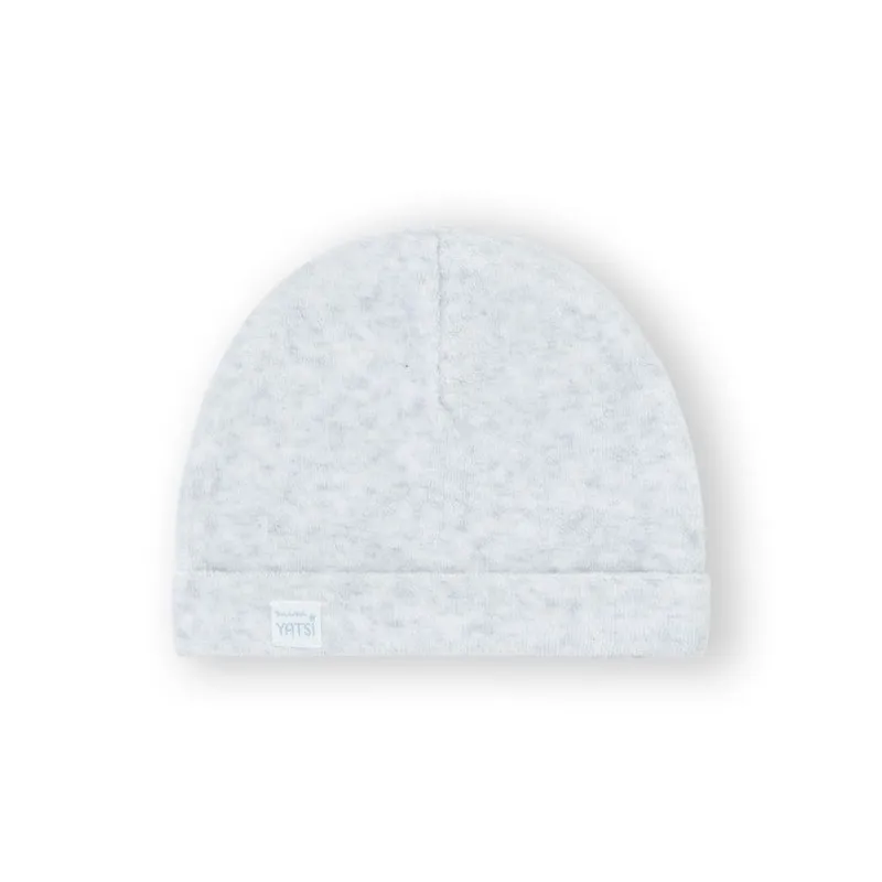 Gorrito algodón primera puesta 1-3m Gris