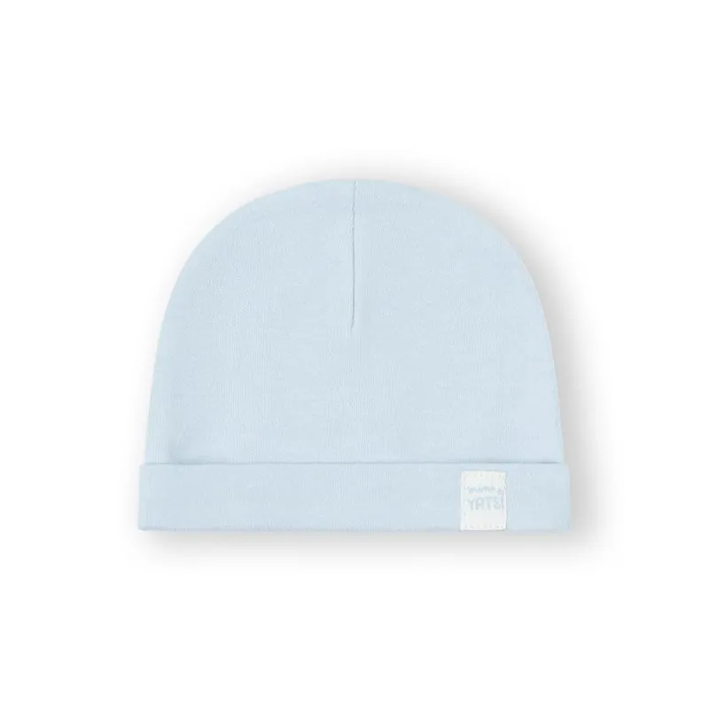 Gorrito algodón primera puesta 1-3m Azul