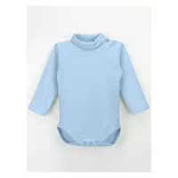 Body manga larga cuello alto 12m Azul