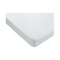 Cubre Colchón Zafir Reversible 90 Blanco Microfibra