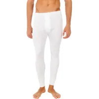 Calzoncillo largo térmico con fibra de invierno 3XL Blanco
