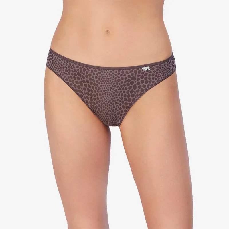 Braguita bikini jacquard animal print M Rosa