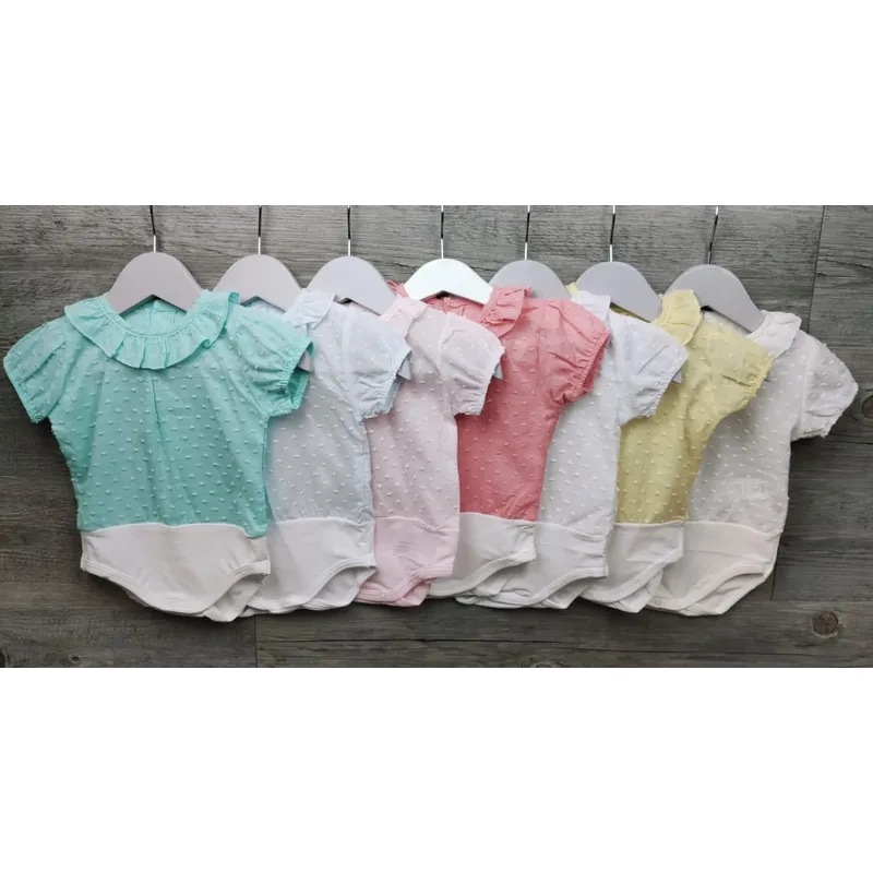 Body camisa bebe plumeti manga corta Calamaro 24 m Rosa