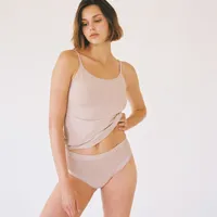 Camiseta tirantes finos microfibra L Blanco