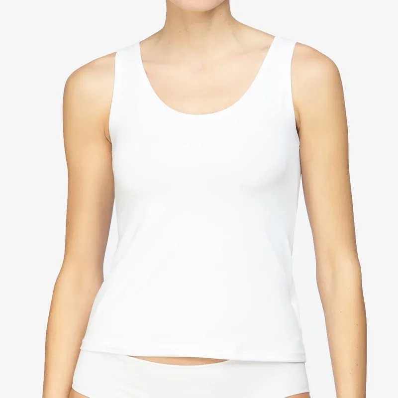 Camiseta tirantes anchos microfibra L Negro