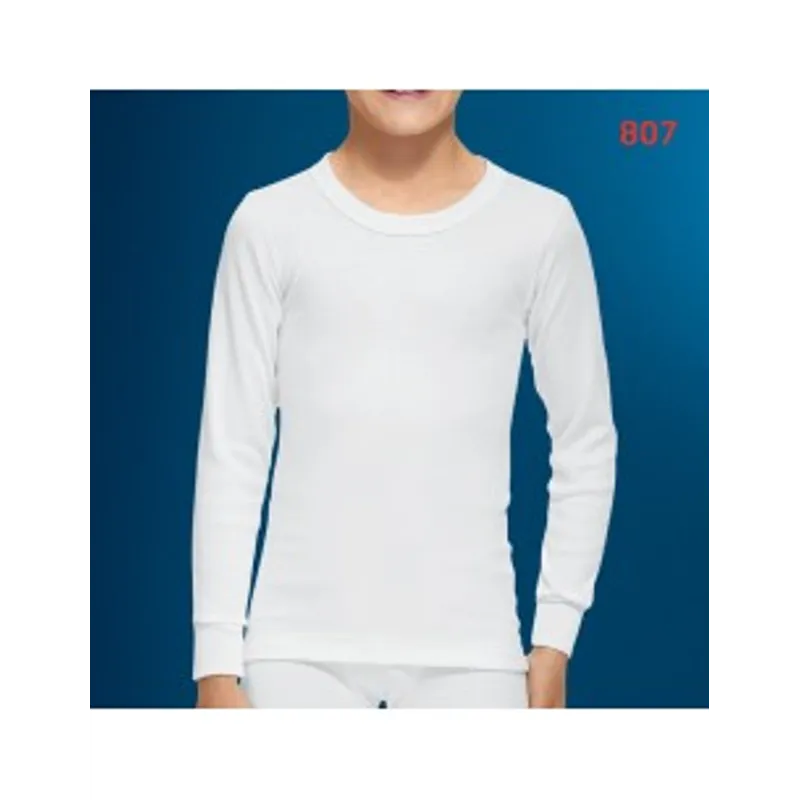 Camiseta interior térmica de manga larga  16 Blanco