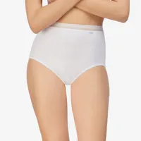 Braguita clásica de algodón sin costuras E Blanco