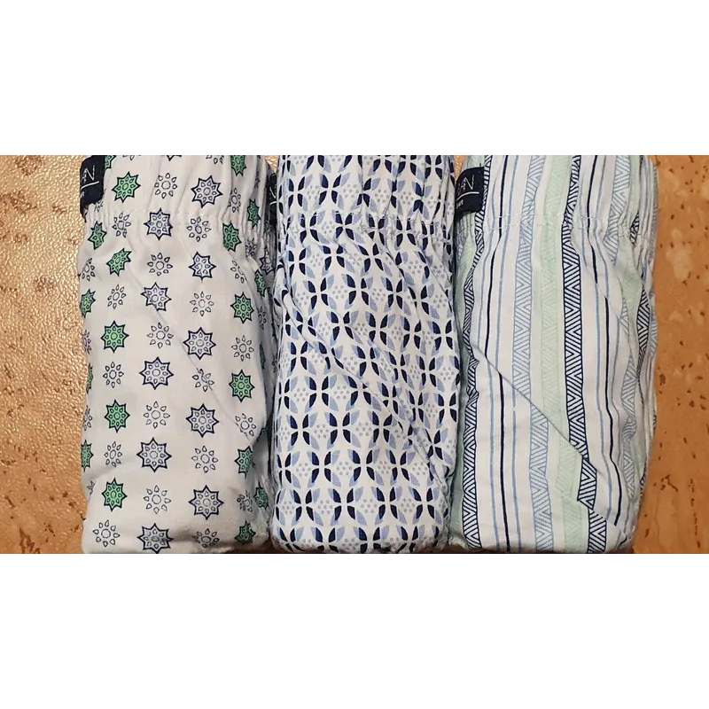 Pack 3 Slip Algodón Estampado Assman M