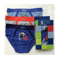 Asman pack de 3 slip niño fantasias surtidas 8