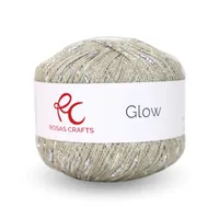 Hilo de lurex. Mod. Glow. Rosas Crafts 100