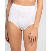 Braguita básica alta. Playtex XL Blanco