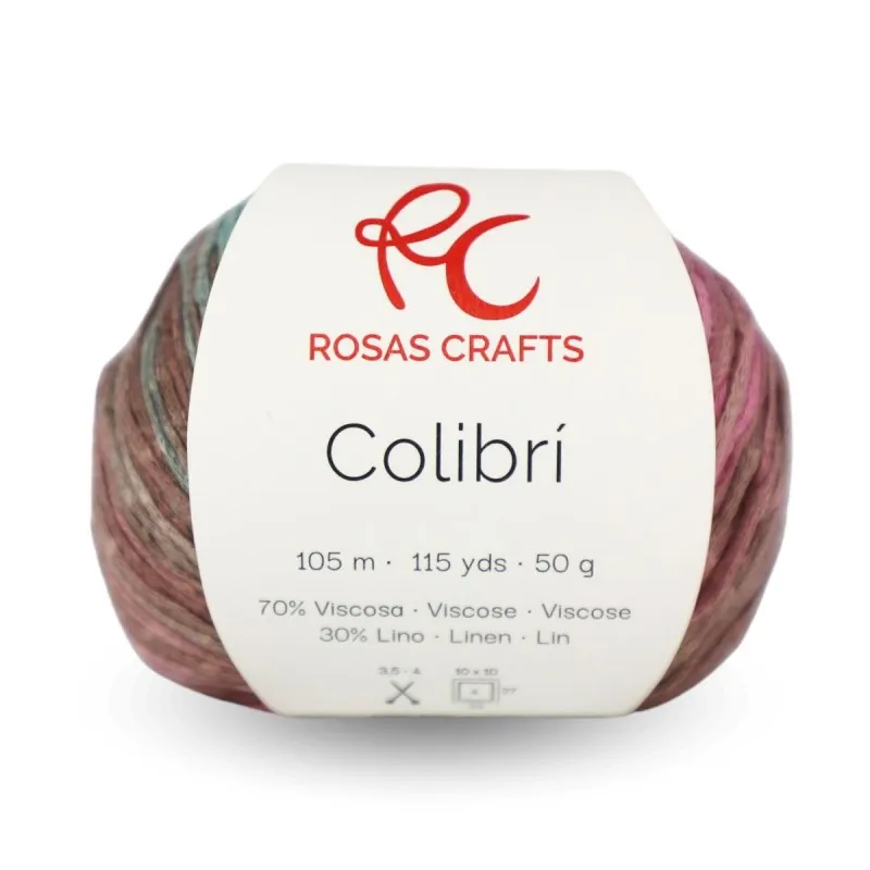 Hilo Mod. Colibri. Rosas Crafts 305