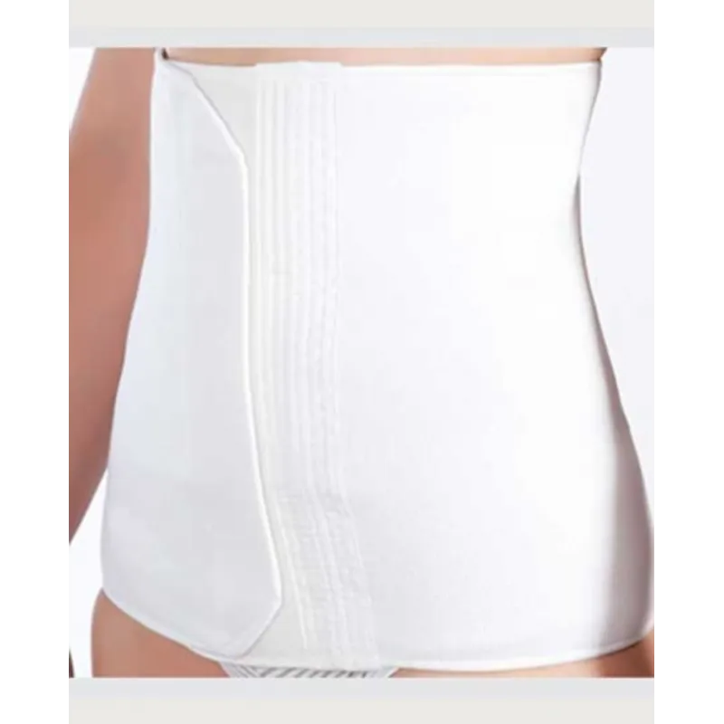 Faja elástica con velcro post-parto o post-operatorio. Escuder P Gris