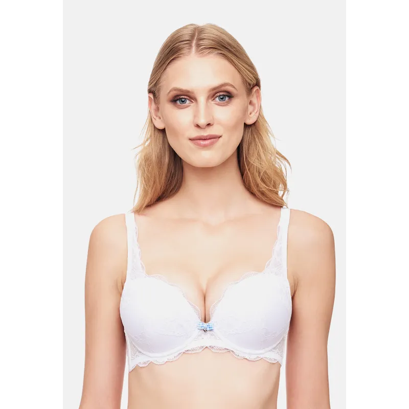 Sujetador Push-up con aros. Susa mod. Dirndl-BH 95 Blanco