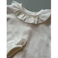 Body con cuello Batista Babidu 18 m Blanco/Blanco
