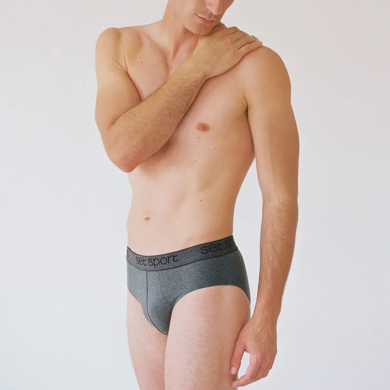 Slip algodón con cintura elástica Set Sport E Marino