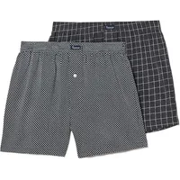 Pack de 2 Boxer abiertos algodón estampado M