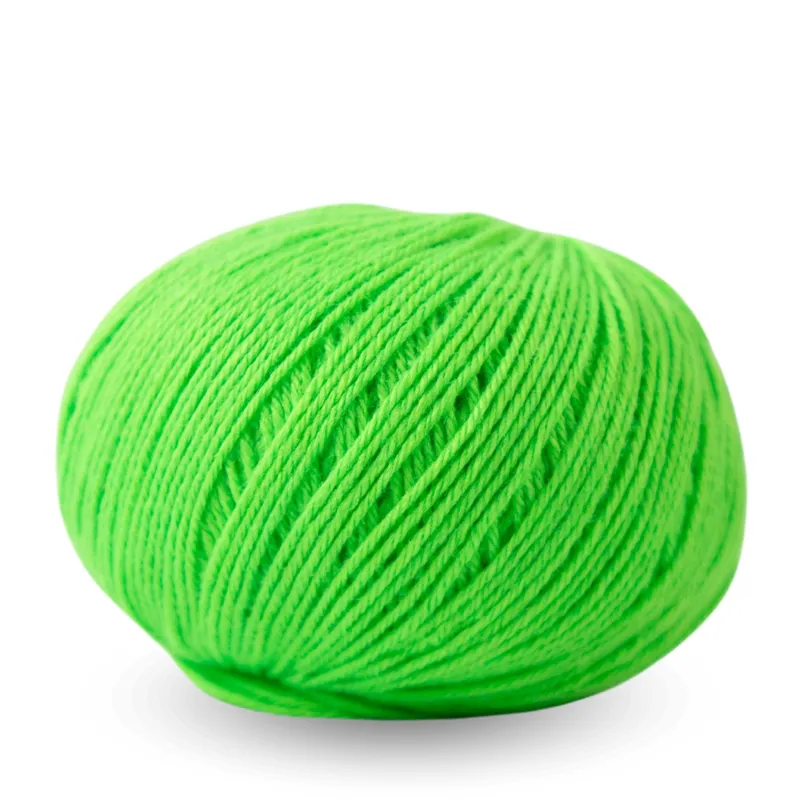 Lana Merino Molón 3.5 verde fluor 803