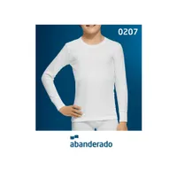 camiseta niño termal canale manga larga algodon  16 Blanco