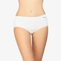 Braguita midi básica de algodón Negro L