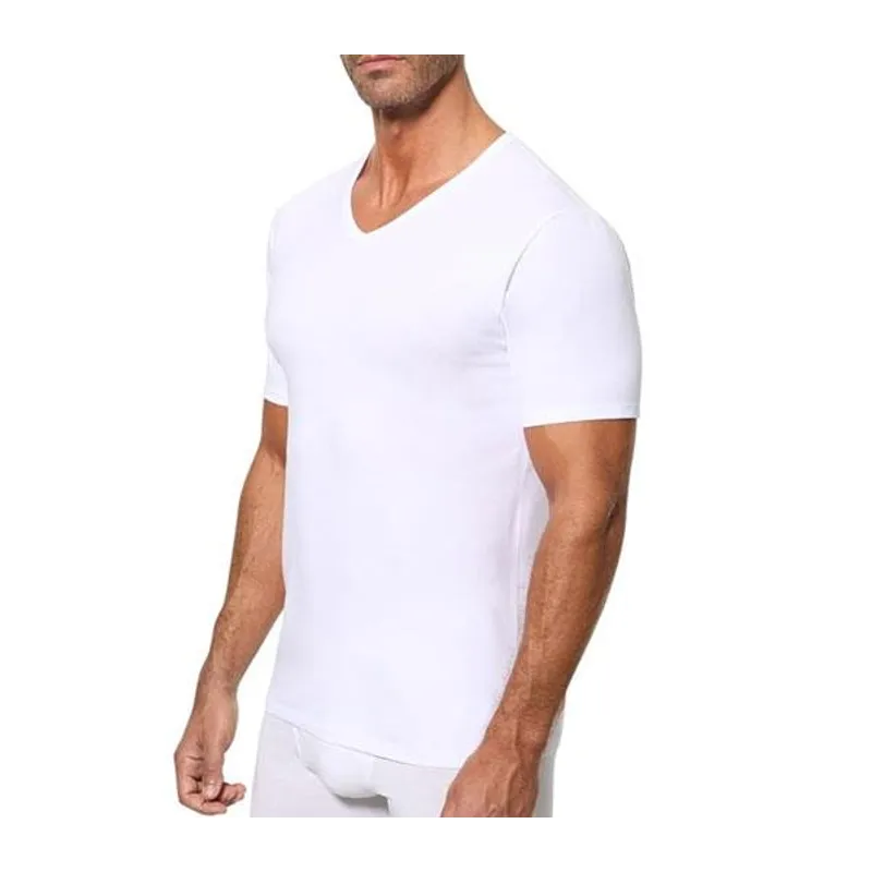 Camiseta interior Abanderado manga corta cuello pico linea X-temp XL Blanco