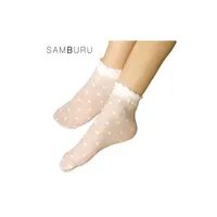 Calcetín plumetti tobillero Samburu 26/30 Blanco