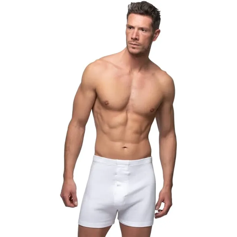 Bóxer Thermal de tejido liso Abanderado XL Blanco