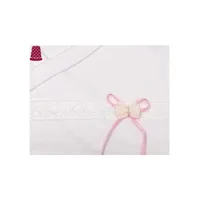 Body bebé Ceremonia Lazo manga larga Calamaro 3 m Blanco/Rosa