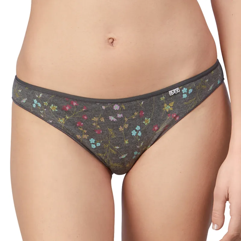 Braguita de algodón Bikini Avet L Gris