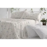 Juego sábanas 052 nature Burrito blanco 150 Azul