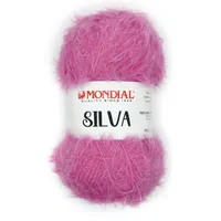 Lana mondial silva  microfibra pelo largo  Rosa