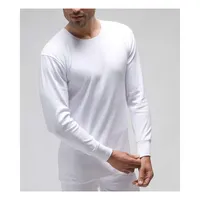 Camiseta interior térmica algodón canalé XL Blanco