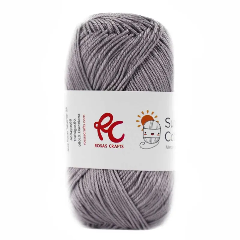 Hilo Mod. Sunny Cotton. Rosas Crafts 120