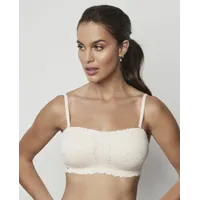 Sujetador Bandeau sin tirantes Confortwear. Selmark S Blanco
