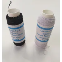Bobina cordón elástico Blanco
