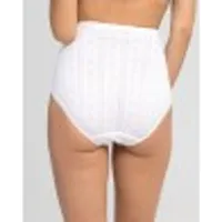 Braguita básica alta. Playtex XL Blanco