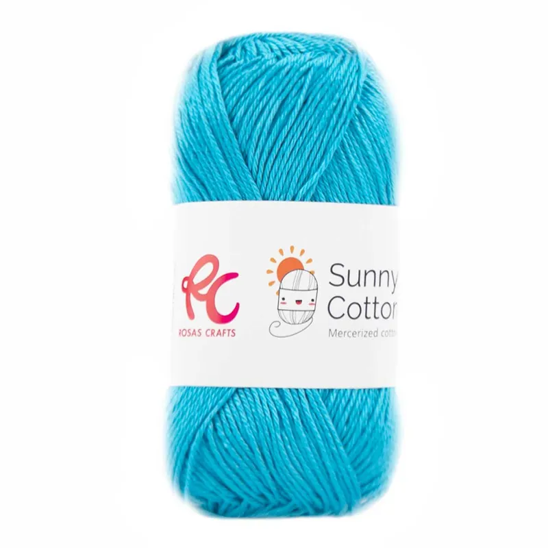 Hilo Mod. Sunny Cotton. Rosas Crafts 114