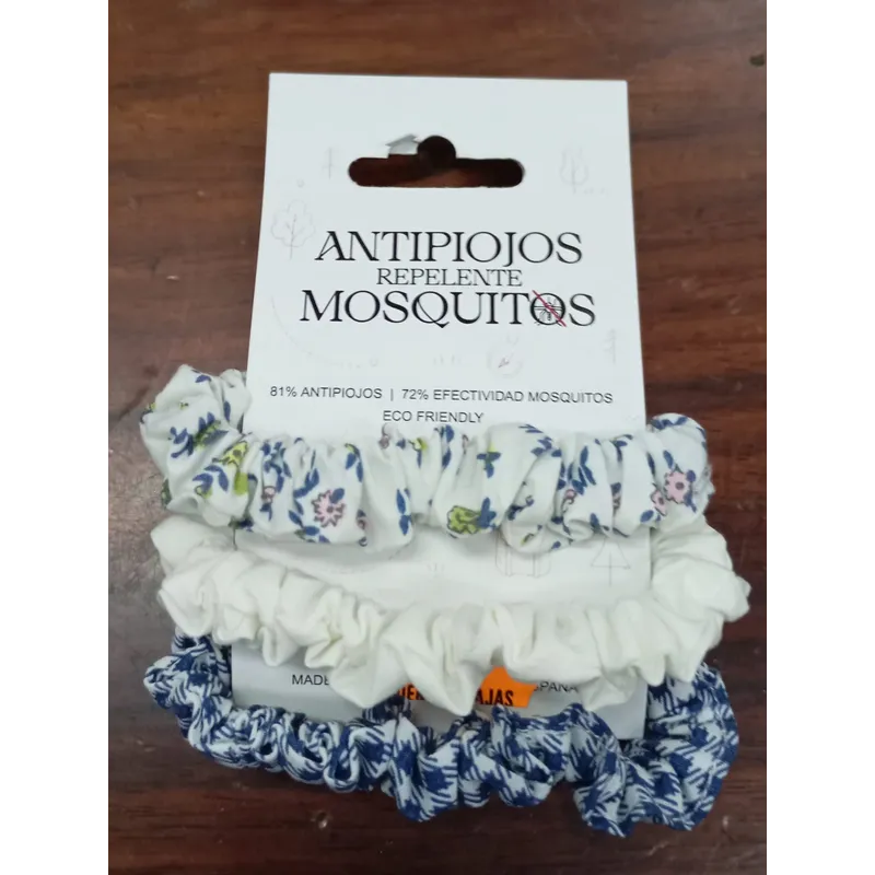 Coletero pack de tres, Antipiojos y  epelente de mosquitos Blanco