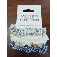 Coletero pack de tres, Antipiojos y  epelente de mosquitos Blanco