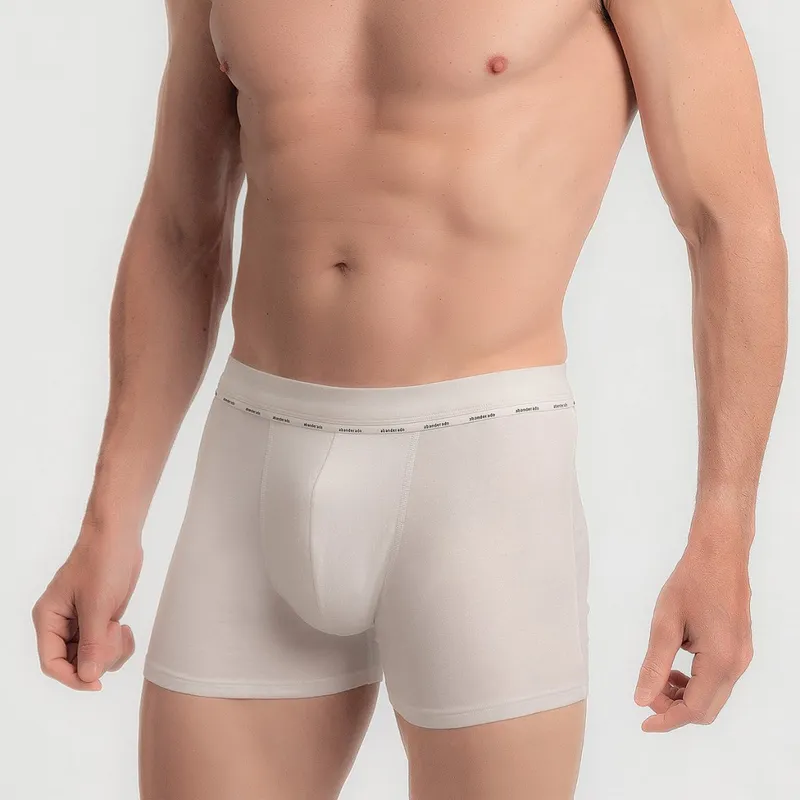 Bóxer hombre algodón peinado Suavidad Real Abanderado M Negro