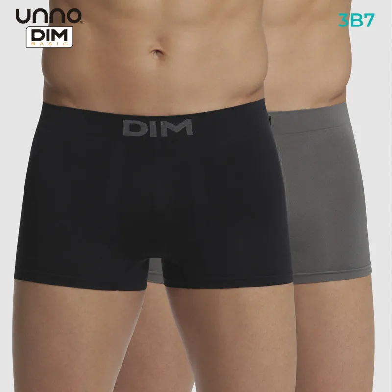 Pack de dos Boxer dim sin costuras microfibra 5hh minuit/denim XL