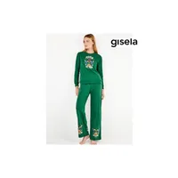 Pijama de sudadera y pantalón de Frida Kahlo, Gisela L